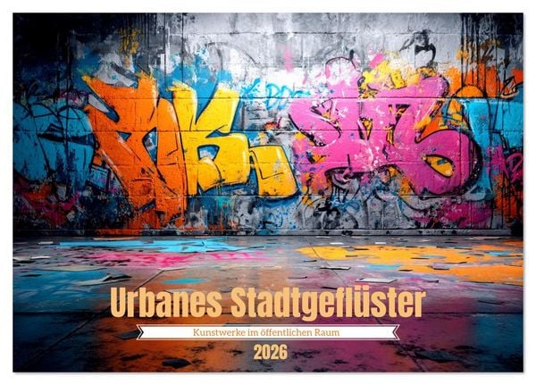 Urbanes Stadtgeflüster (Tischkalender 2026 DIN A5 quer), CALVENDO Monatskalender
