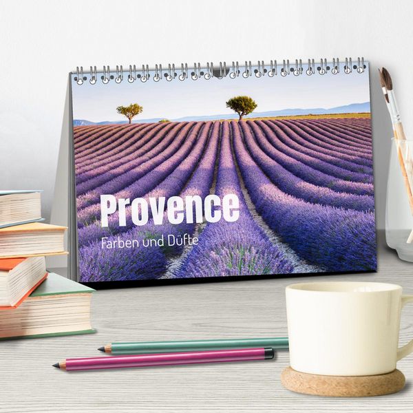 Produktbild: Provence - Farben und D&uuml;fte (Tischkalender 2026 DIN A5 quer), CALVENDO Monatskalender