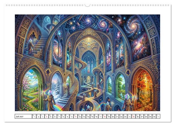 Produktbild: Surreale Traumzufluchten (hochwertiger Premium Wandkalender 2027 DIN A2 quer), Kunstdruck in Hochglanz