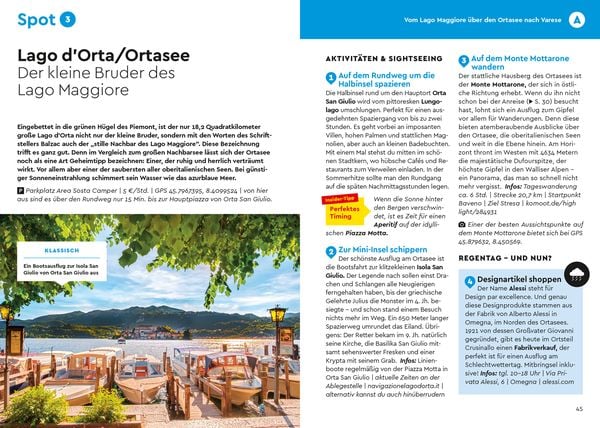 Produktbild: MARCO POLO Camper Guide Lombardei, Piemont & Ligurien