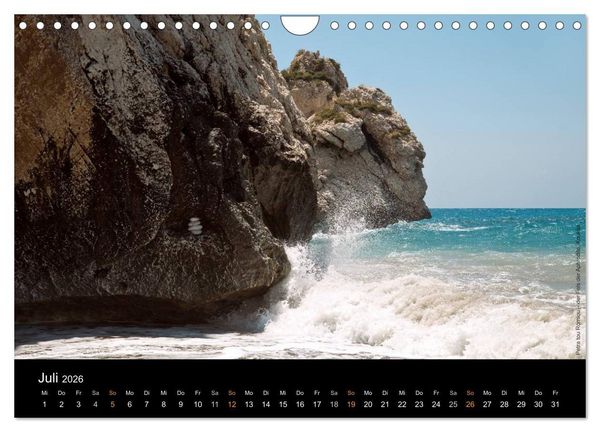 Produktbild: Zypern &ndash; Cyprus &ndash; Kypros (Wandkalender 2026 DIN A4 quer), CALVENDO Monatskalender