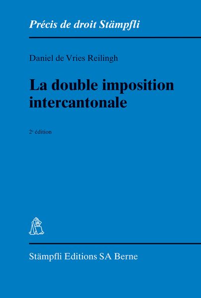 Produktbild: La double imposition intercantonale