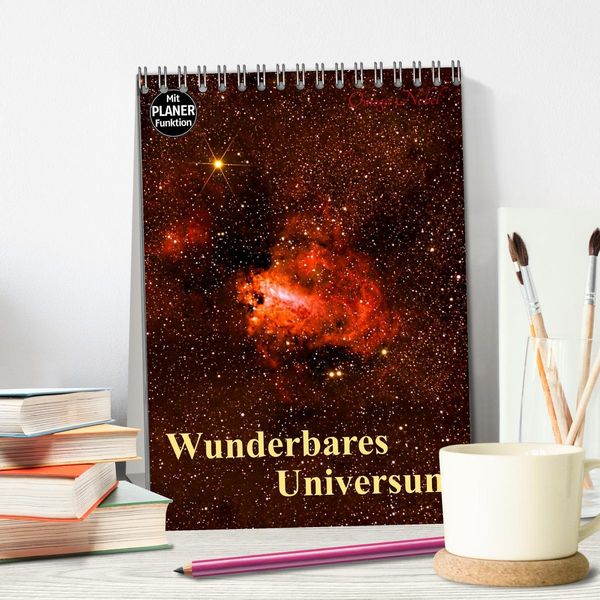 Produktbild: Wunderbares Universum (Tischkalender 2026 DIN A5 hoch), CALVENDO Monatskalender