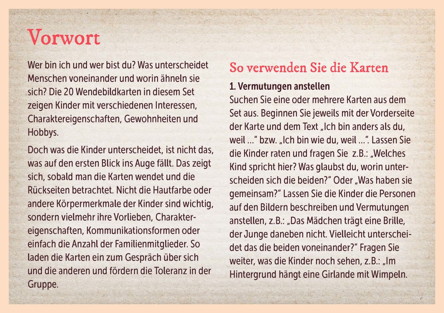 Produktbild: Ich bin anders als du &ndash; Ich bin wie du: 20 &uuml;berraschende Wendebildkarten &uuml;ber Vielfalt und Gemeinsamkeiten