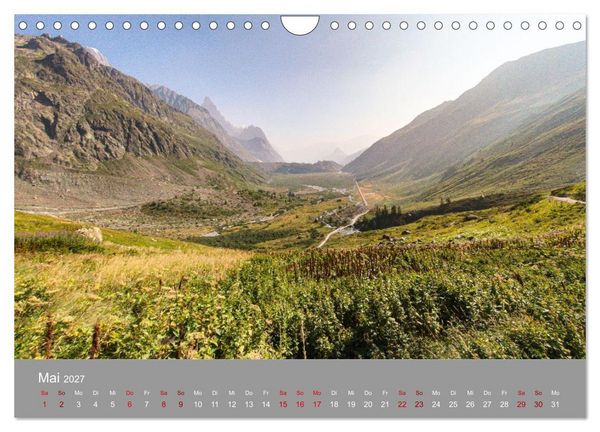 Produktbild: TMB - Mont Blanc (Wandkalender 2027 DIN A4 quer), CALVENDO Monatskalender