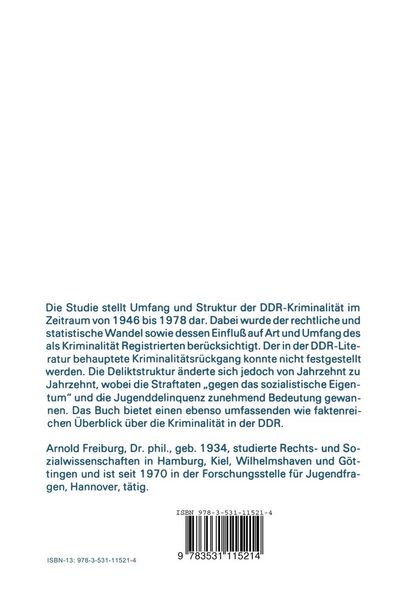 Produktbild: Kriminalit&auml;t in der DDR