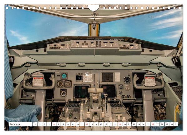 Produktbild: Cockpit sights (Wall Calendar 2026 DIN A4 landscape), CALVENDO 12 Month Wall Calendar