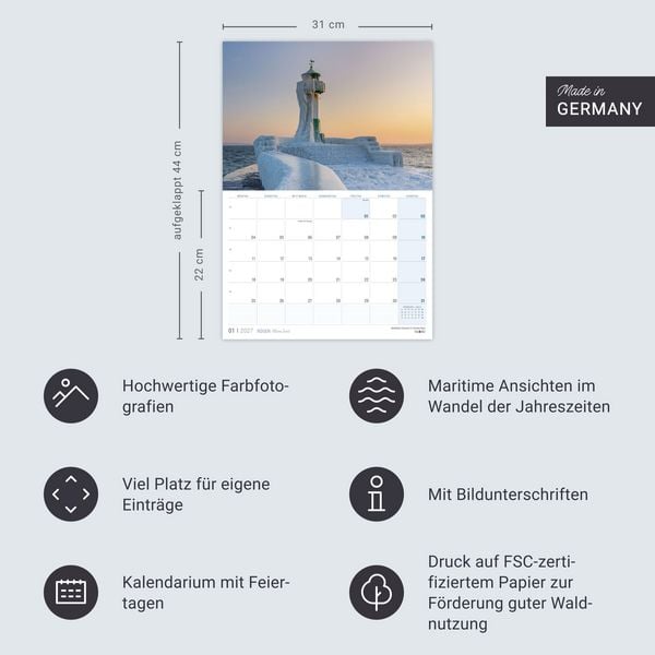 Produktbild: R&uuml;gen &hellip;meine Insel Kalender 2027