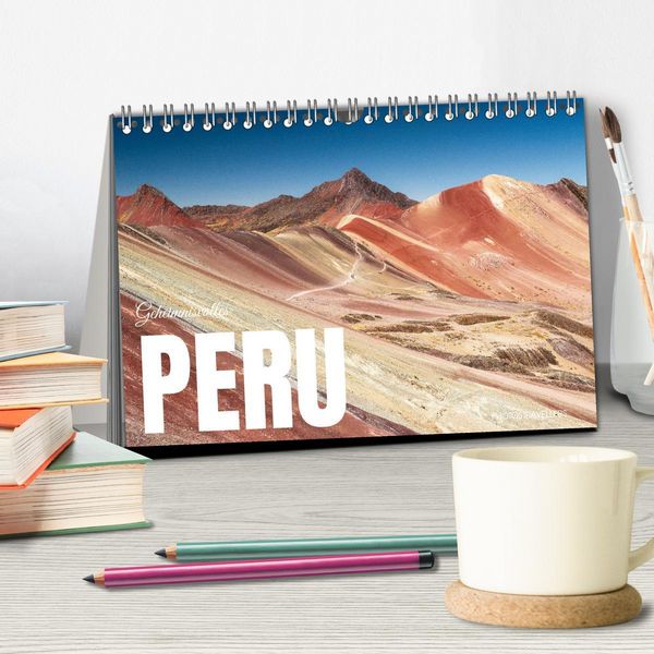 Produktbild: Geheimnisvolles Peru (Tischkalender 2026 DIN A5 quer), CALVENDO Monatskalender