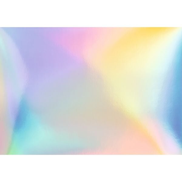 Produktbild: Folia Magic Rainbow 12 Blatt irisierendes Bastelpapier 24 x 34 cm, 120 & 250 g/m&sup2;