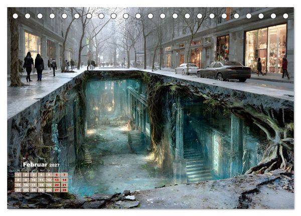 Produktbild: Below (Tischkalender 2027 DIN A5 quer), CALVENDO Monatskalender