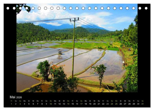Produktbild: Bali (Tischkalender 2026 DIN A5 quer), CALVENDO Monatskalender