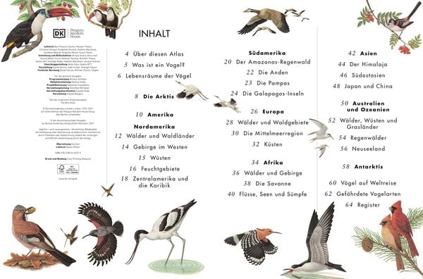 Produktbild: Atlas der V&ouml;gel