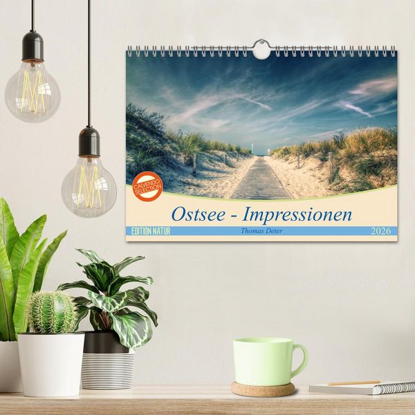 Produktbild: Ostsee - Impressionen (Wandkalender 2026 DIN A4 quer), CALVENDO Monatskalender