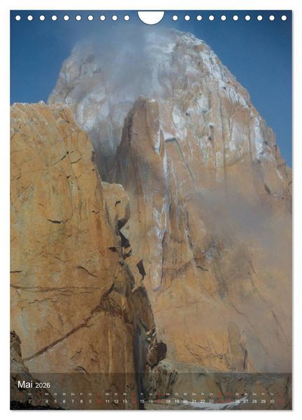 Produktbild: Majest&auml;tische Berge Cerro Fitzroy Patagonien (Wandkalender 2026 DIN A4 hoch), CALVENDO Monatskalender