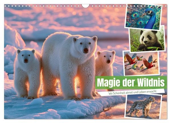 Produktbild: Magie der Wildnis (Wandkalender 2026 DIN A3 quer), CALVENDO Monatskalender