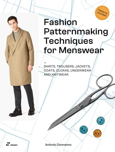 Fashion Patternmaking Techniques for Menswear, Taschenbuch von Antonio Donnanno, Hoaki Books S.L., 9788419220462