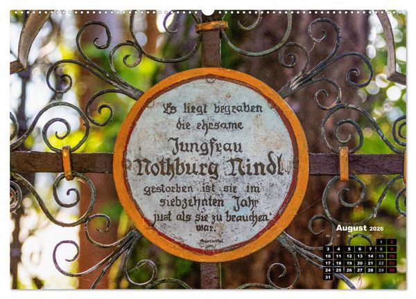 Produktbild: Lustige Marterlspr&uuml;che (hochwertiger Premium Wandkalender 2026 DIN A2 quer), Kunstdruck in Hochglanz