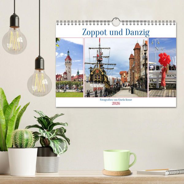 Produktbild: Zoppot und Danzig (Wandkalender 2026 DIN A4 quer), CALVENDO Monatskalender