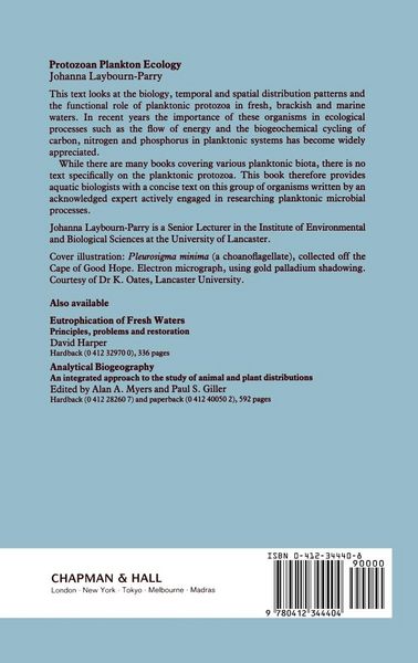 Produktbild: Protozoan Plankton Ecology