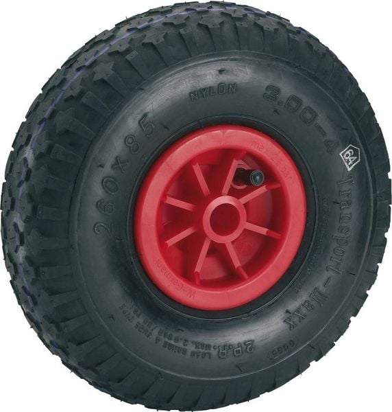 Produktbild: d&ouml;rner + helmer 740309R Rad-Luftreifen Rad-Durchmesser: 260 mm Tragf&auml;higkeit (max.): 150 kg 1 St.