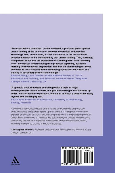 Produktbild: Dimensions of Expertise