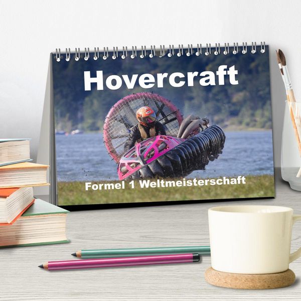 Produktbild: Hovercraft Formel 1 Weltmeisterschaft (Tischkalender 2026 DIN A5 quer), CALVENDO Monatskalender