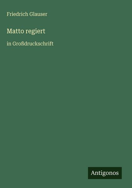 Produktbild: Matto regiert