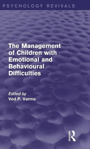 Produktbild: The Management of Children with Emotional and Behavioural Difficulties