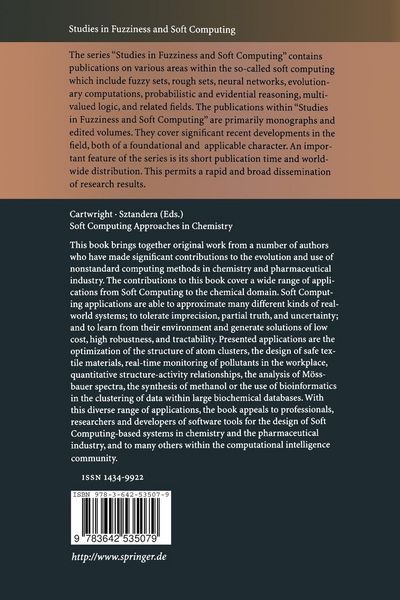 Produktbild: Soft Computing Approaches in Chemistry