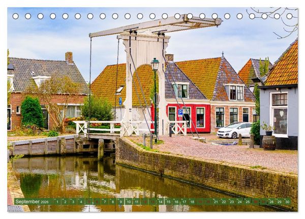 Produktbild: Ein Blick auf Franeker in Friesland (Tischkalender 2026 DIN A5 quer), CALVENDO Monatskalender