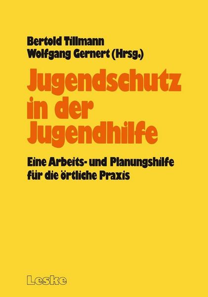 Produktbild: Jugendschutz in der Jugendhilfe