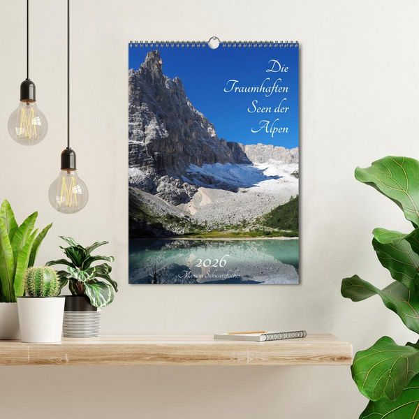 Produktbild: Die Traumhaften Seen der Alpen (Wandkalender 2026 DIN A3 hoch), CALVENDO Monatskalender