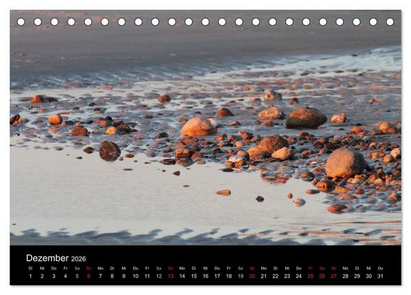 Produktbild: Sylt 2026 (Tischkalender 2026 DIN A5 quer), CALVENDO Monatskalender
