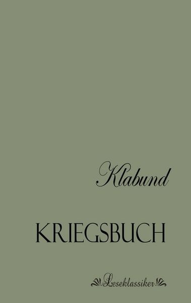 Produktbild: Kriegsbuch
