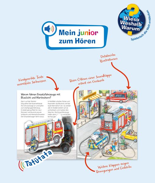 Wieso? Weshalb? Warum? Mein junior zum Hören, Band 2: Einsatzfahrzeuge