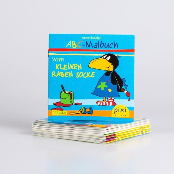 Produktbild: Pixi-8er-Set 193: Der kleine Rabe Socke (8x1 Exemplar)