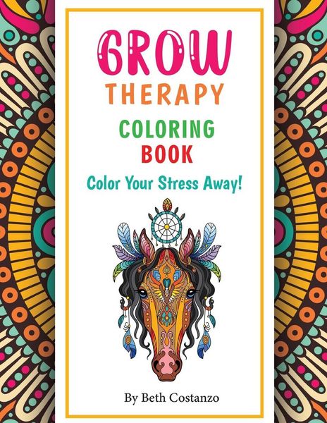 Produktbild: Grow Therapy Coloring Book - Color Your Stress Away!