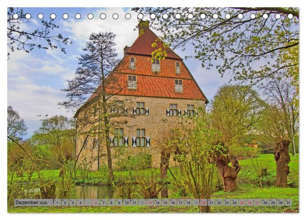 Produktbild: Kreis Coesfeld im M&uuml;nsterland - Stadt Land Flu&szlig; (Tischkalender 2026 DIN A5 quer), CALVENDO Monatskalender