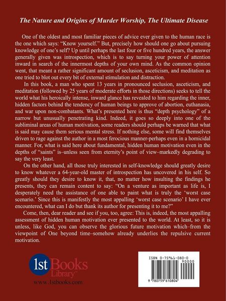 Produktbild: The Nature and Origins of Murder Worship