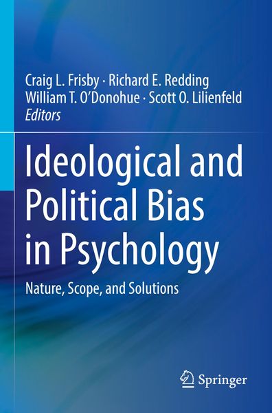 Produktbild: Ideological and Political Bias in Psychology