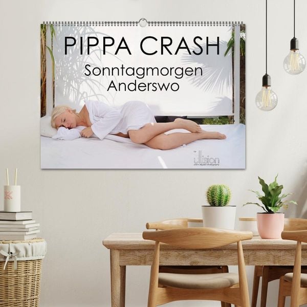 Produktbild: PIPPA CRASH - Sonntagmorgen Anderswo (Wandkalender 2026 DIN A2 quer), CALVENDO Monatskalender