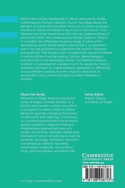 Produktbild: Witchcraft and the Modern Roman Catholic Church