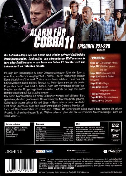 Produktbild: Alarm f&uuml;r Cobra 11 - Staffel 28 [2 DVDs]