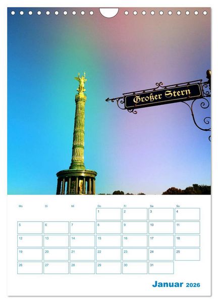 Produktbild: BERLIN geht immer (Wandkalender 2026 DIN A4 hoch), CALVENDO Monatskalender