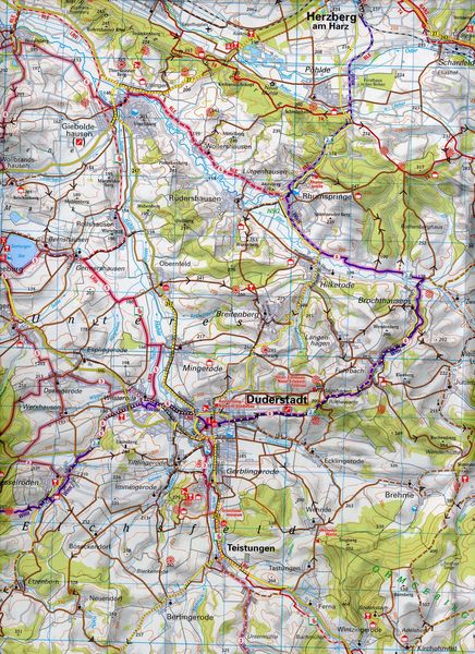Produktbild: BVA ADFC Regionalkarte Die sch&ouml;nsten Radtouren in G&ouml;ttingen und dem Oberen Leinetal, mit Tagestourenvorschl&auml;gen 1:75.000