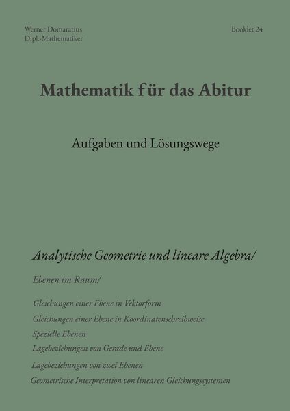 Produktbild: Mathematik f&uuml;r das Abitur