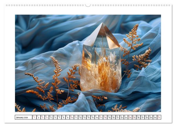 Produktbild: Shining Semi-Precious Stones (Wall Calendar 2026 DIN A2 landscape), CALVENDO 12 Month Wall Calendar