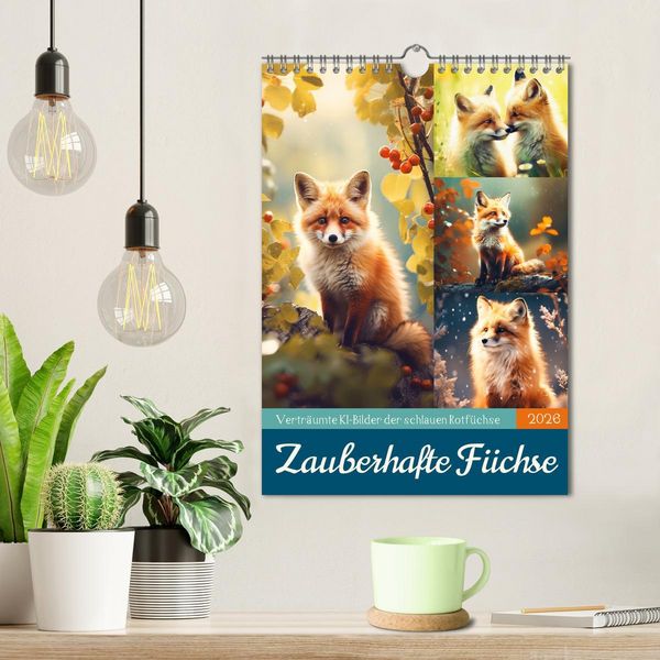 Produktbild: Zauberhafte F&uuml;chse (Wandkalender 2026 DIN A4 hoch), CALVENDO Monatskalender