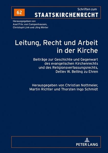 Produktbild: Leitung, Recht und Arbeit in der Kirche